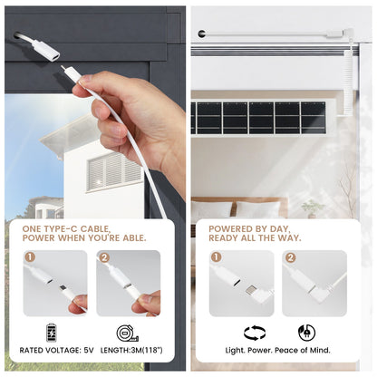 Kincmo Motorized Skylight Cellular Shades