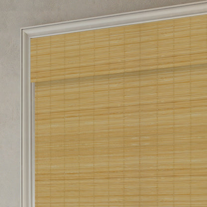 Kincmo Motorized 100% Bamboo Shades 50%/70%/100% Blackout - Pure Bamboo