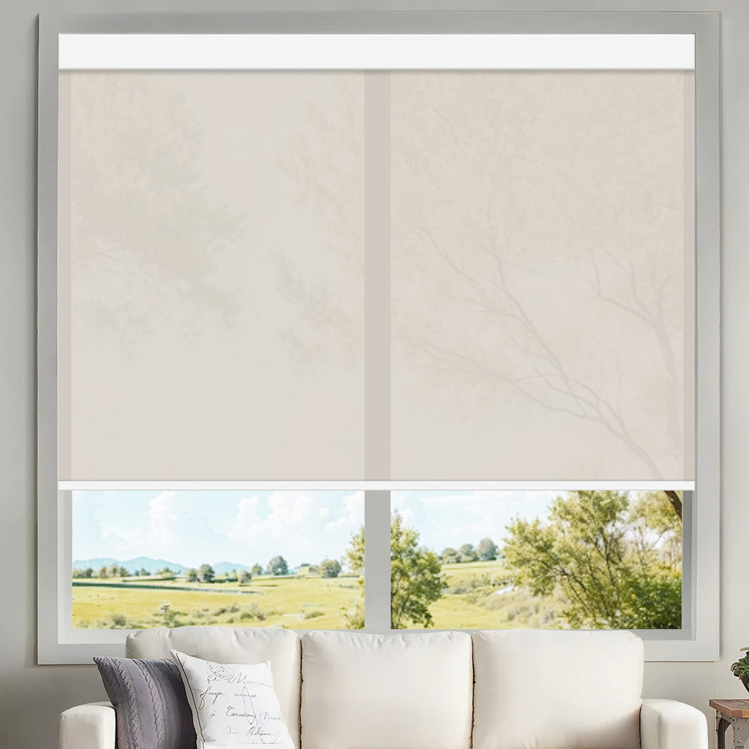 Kincmo Motorized UV Protection Solar Shades 0%/1%/3%/5% Openness