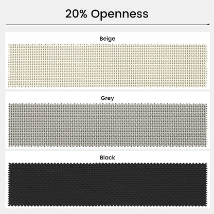 Kincmo Motorized Zipper Track Windproof Shades