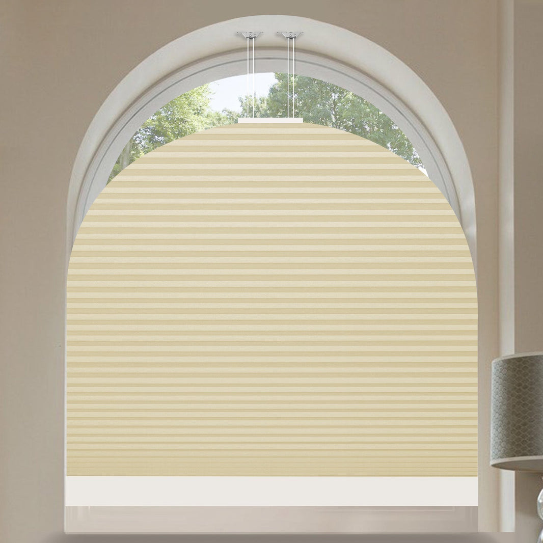 Kincmo Motorized Elongated Arched Cellular Shades