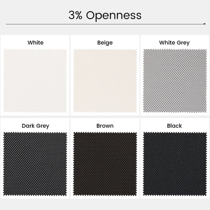 Kincmo Motorized Outdoor Shades 0%/1%/3%/5% Openness