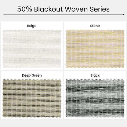Kincmo 100% Blackout & Light Filtering Roller Fabric Swatches