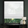 Kincmo Motorized Light Filtering Roman Shades 50% Blackout - Sheer