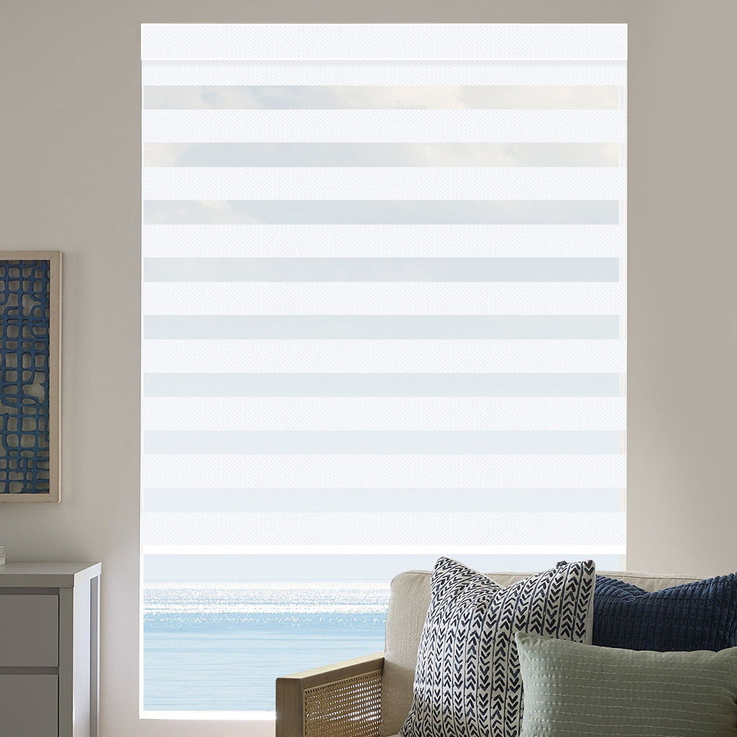 Kincmo Motorized Zebra Shades 95% Blackout - Gabriel