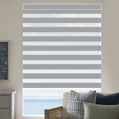 Kincmo Motorized Zebra Shades 95% Blackout - Gabriel