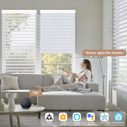 Kincmo Motorized  Sheer Shades 100% Blackout - Soft