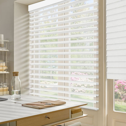 Kincmo Motorized Light Filtering Sheer Shades 70% Blackout - Voile