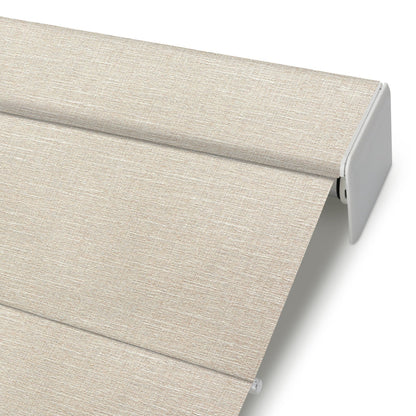 Kincmo Motorized Roman Shades 100% Blackout - Aurora