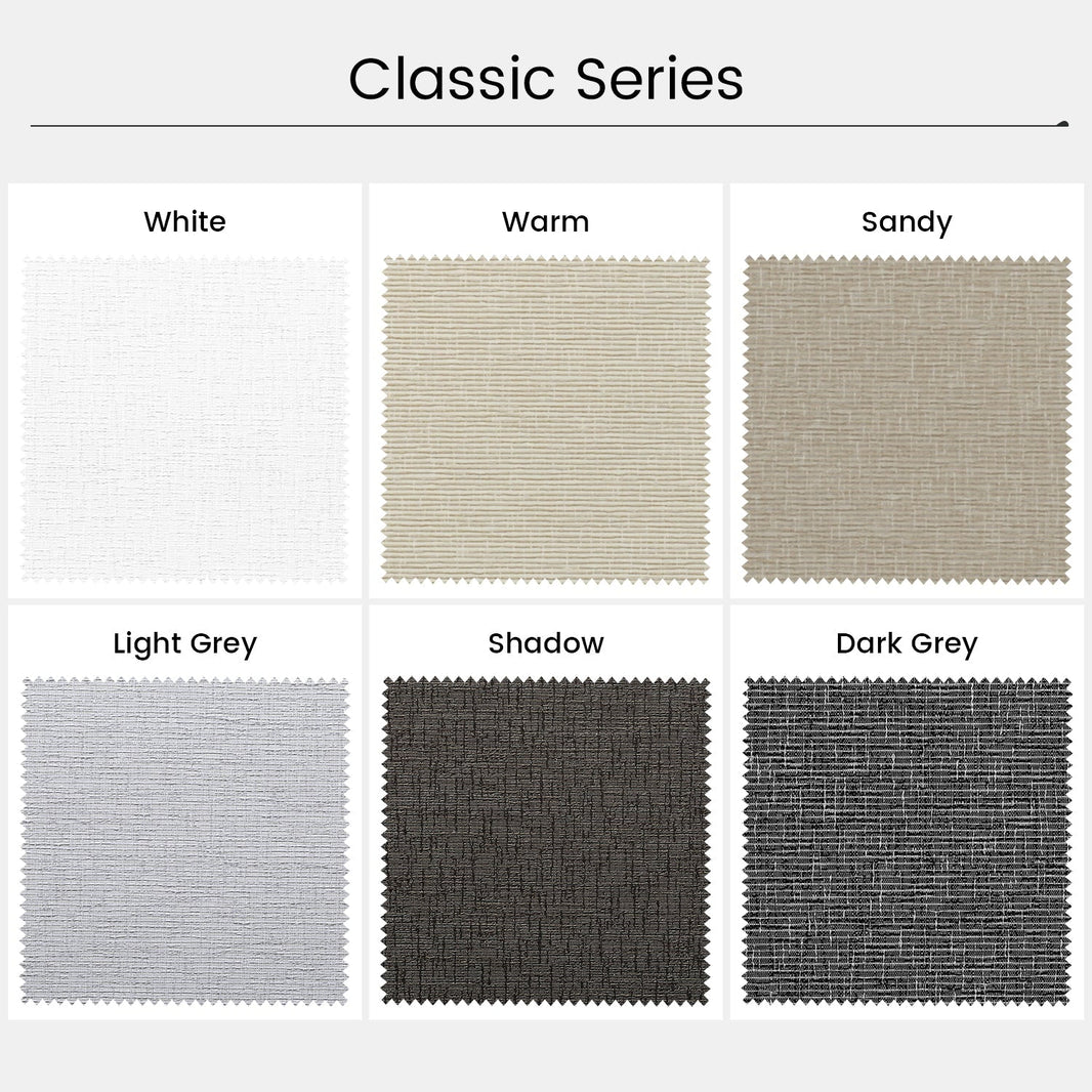 Kincmo 100% Blackout Roller Fabric Swatches
