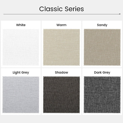 Kincmo Motorized Roller Shades 100% Blackout - Classic