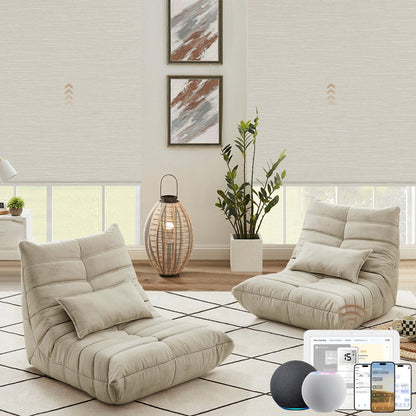 Kincmo Motorized Roller Shades 100% Blackout - Dreamy