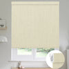 Kincmo No Drill Roller Shades, Motorized 100% Blackout - Dual Sided