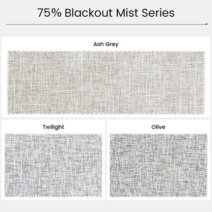 Kincmo 100% Blackout & Light Filtering Roller Fabric Swatches