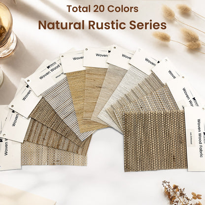 Kincmo Woven Wood Shade Fabric Swatches
