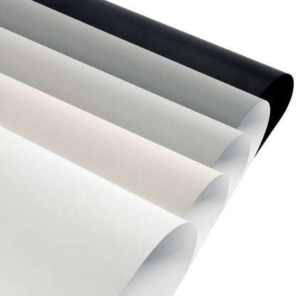 Kincmo Motorized Roller Shades 100% Blackout - Pure