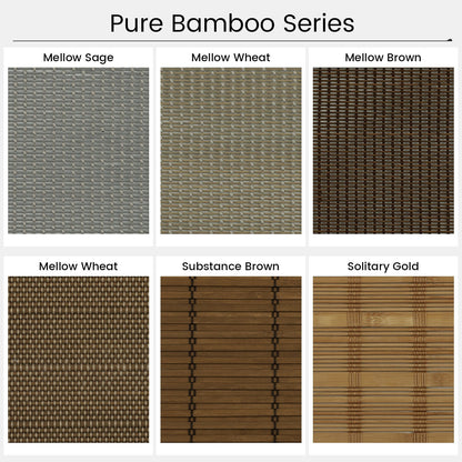Kincmo Woven Wood Shade Fabric Swatches