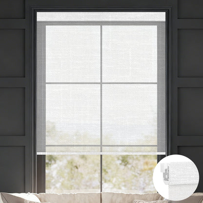 motorized 50% blackout no drill blinds