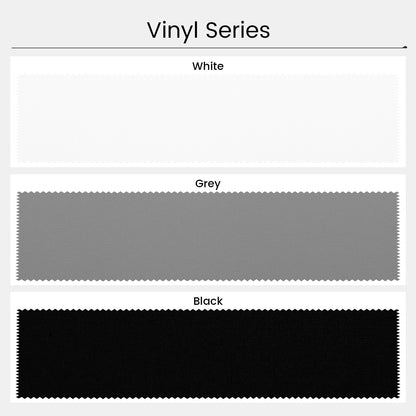 Kincmo No Drill Roller Shades, Motorized 100% Blackout - Waterproof Vinyl