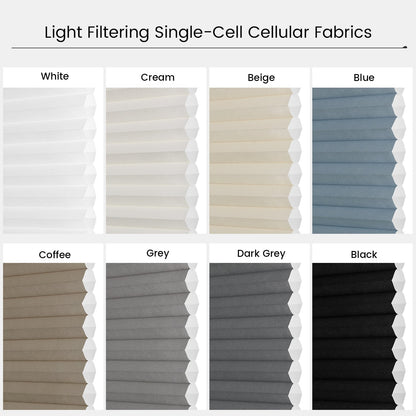 Kincmo Light Filtering Motorized Cellular Shades