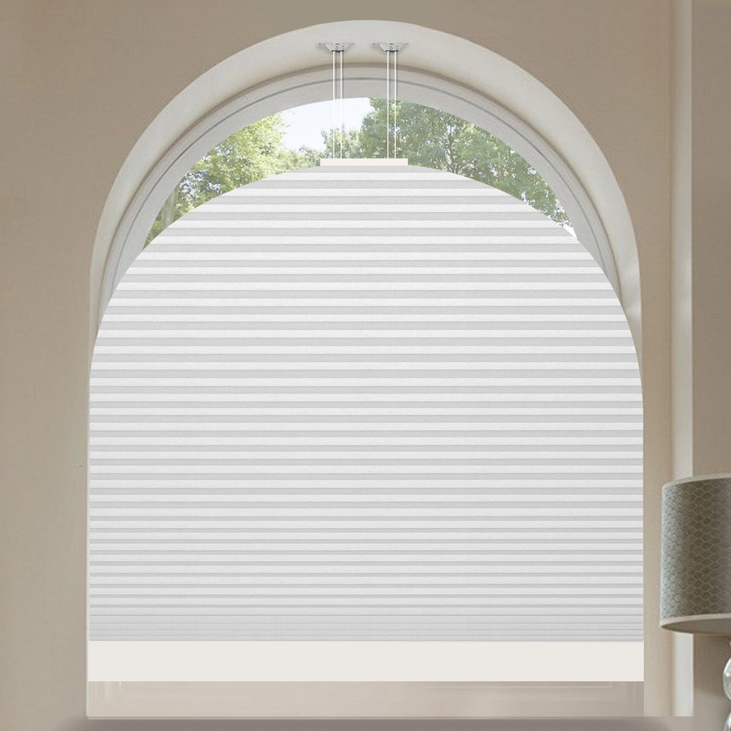 Kincmo Motorized Elongated Arched Cellular Shades