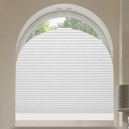 Kincmo Motorized Elongated Arched Cellular Shades