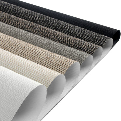 Kincmo No Drill Roller Shades, Motorized 100% Blackout - Aqua Waves